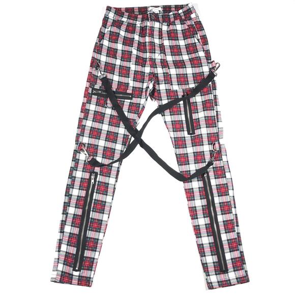 Urban Outfitters Bondage Zipper Goth Punk Emo Pants Size Medium M B33 - Picture 1 of 7